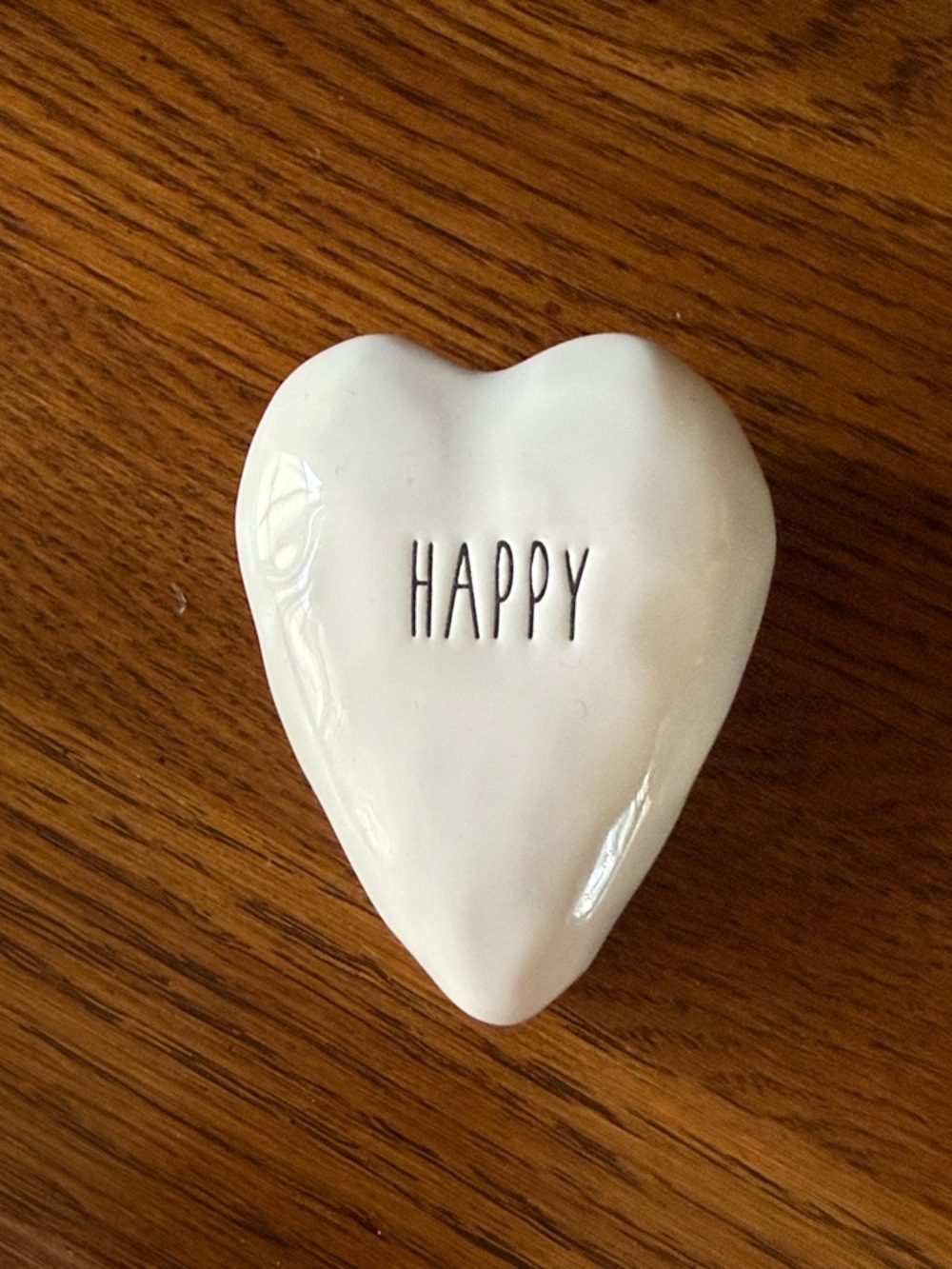 Ceramic Heart  HAPPY'